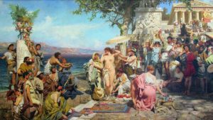 Божественная афинская гетера Фрина – натурщица и вдохновительница Праксителя и Апеллеса