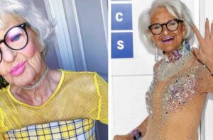 Пикантными снимками очаровала сеть 92-летняя блогерша