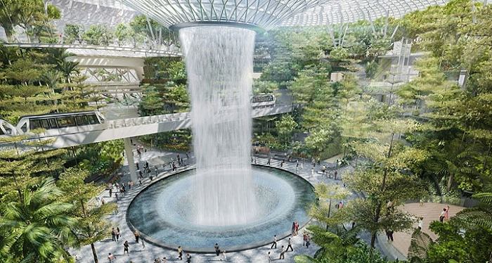 Уникальный аэропорт Сингапура, не имеющий аналогов в мире