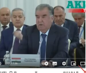 царёк не СМОГ ОТВЕТИТЬ  Президент Таджикистана СКАЗАЛ ему ПАРУ ЛАСКОВЫХ  Видео