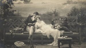 Её он сразу полюбил, увидев в парке на скамейке…