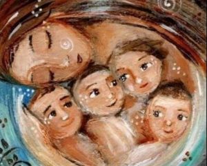 «И жили они долго и счастливо, потому что с ними была их мама, самая любимая и самая лучшая на свете!»