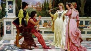 Как раньше флиртовали в разных странах