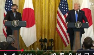 Пресс-конференция Дональда Трампа и премьера Японии Сигэру Исибы. ПРЯМОЙ ЭФИР  В9део