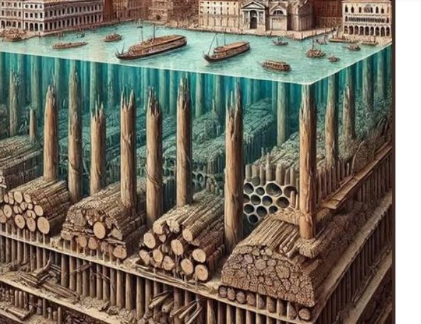 Венеция: город, плавающий на затопленном лесу