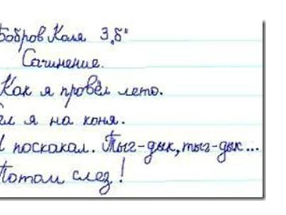 Отрывки из школьных сочинений