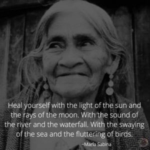 Исцели себя светом солнца и лучами луны.