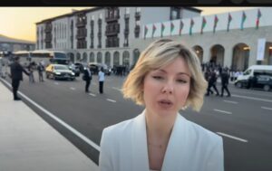 АЛИЕВ НЕ ОЖИДАЛ! Украинская журналистка сделала подарок президенту Азербайджана! Реакция УДИВИЛА  Видео