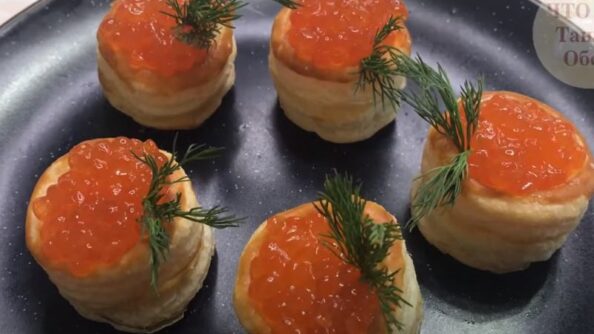 ТАРТАЛЕТКИ С НАЧИНКАМИ. 3 ЛУЧШИХ рецепта за 15 минут!  Видео