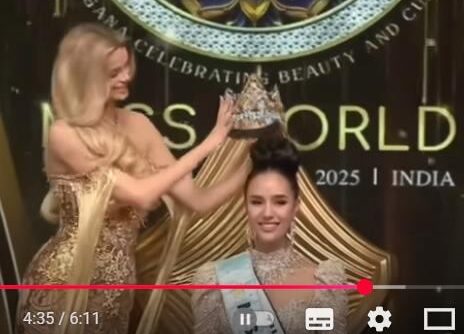 Мисс Мира 2025. Момент коронации Мисс Мира 2025  Видео